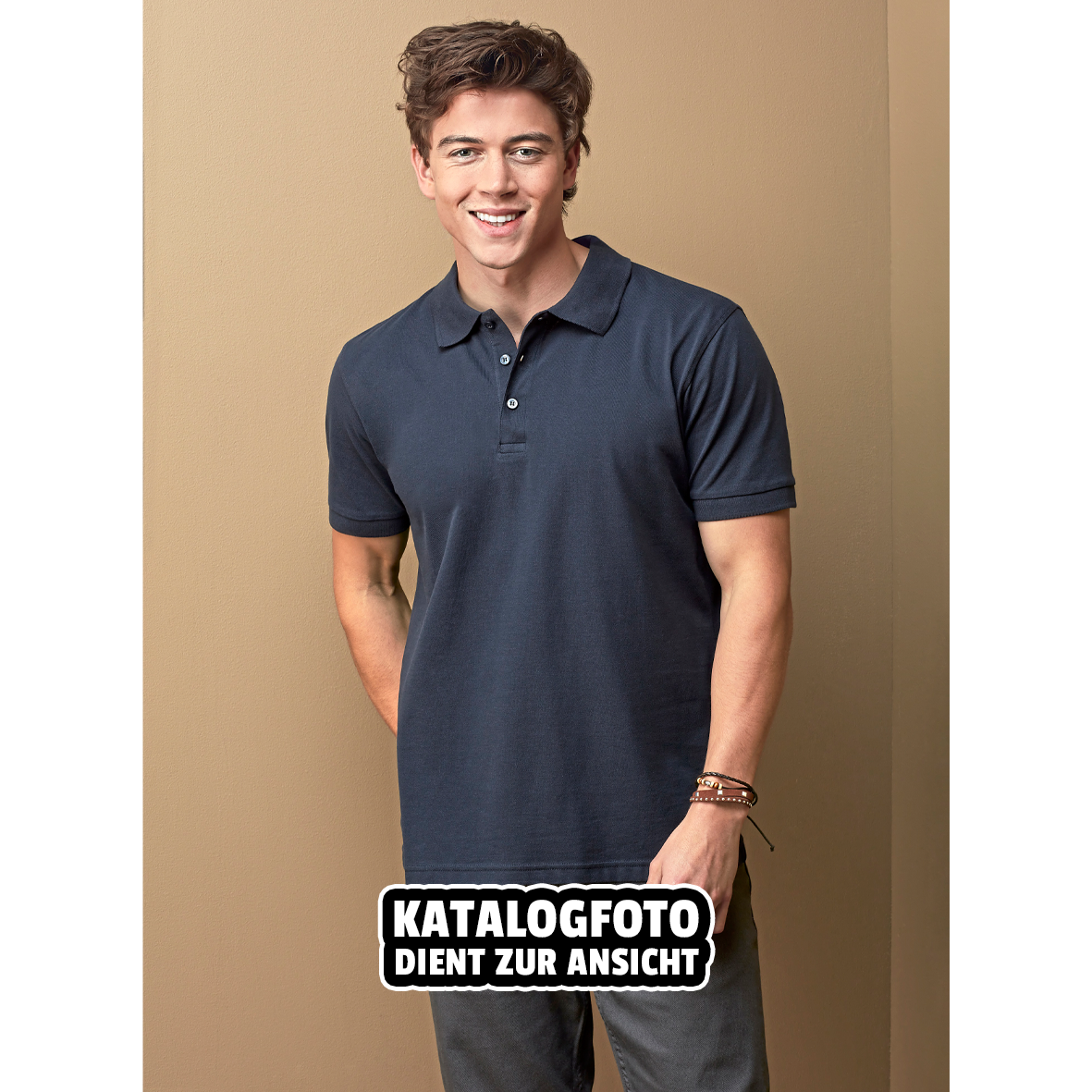 Poloshirt "Slogan" Herren