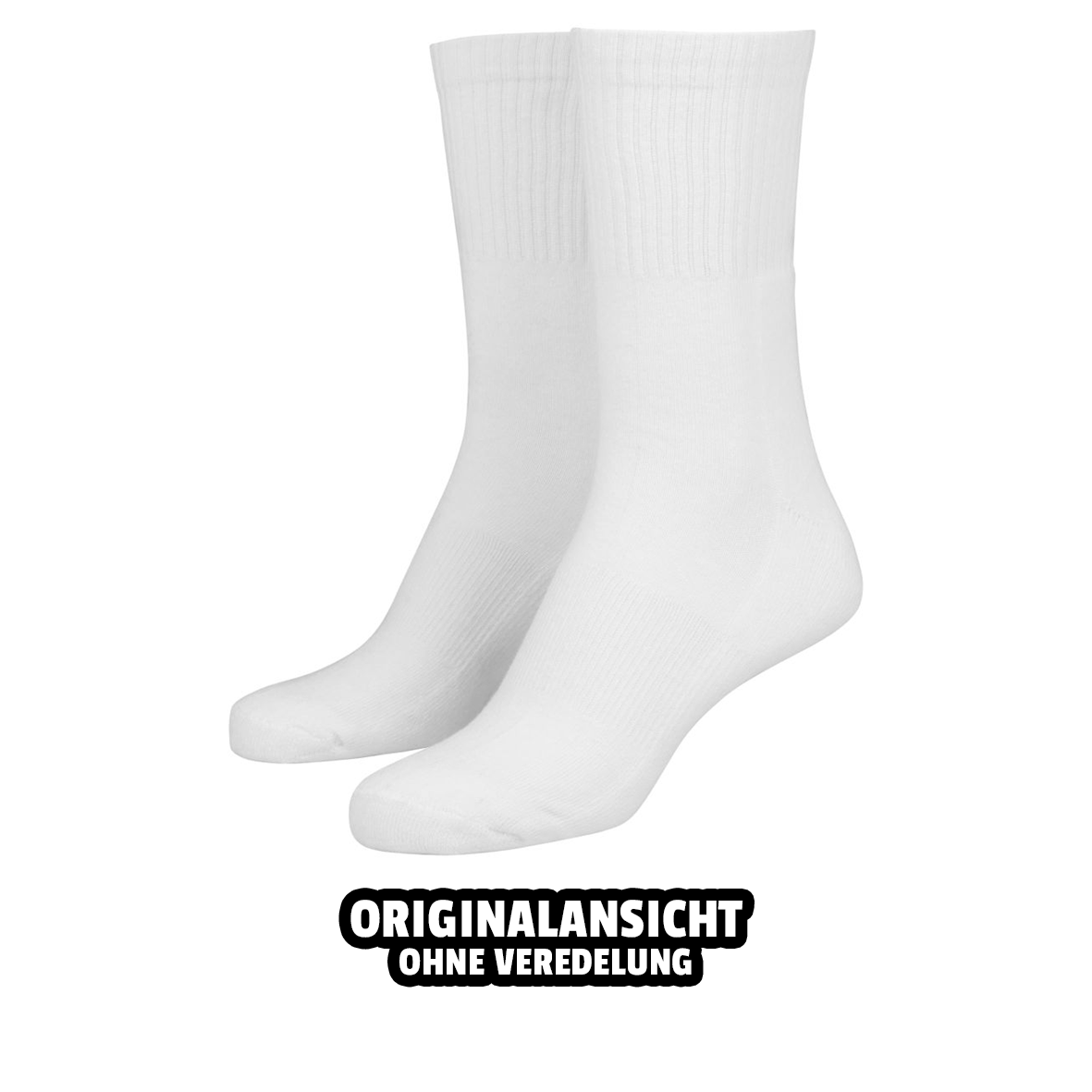 Socken "Prunklosia" Weiß