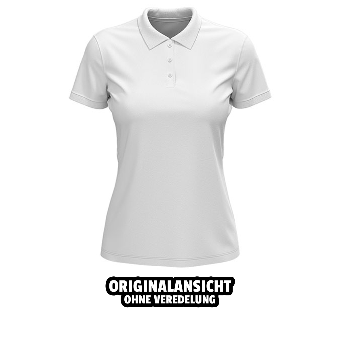 Poloshirt "Slogan" Damen