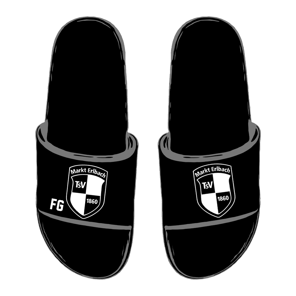 Badelatschen "MARKT ERLBACH"