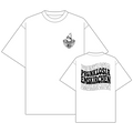 T-Shirt Oversize "Prunklosia Schrift" | Weiß Unisex