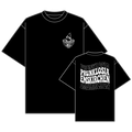 T-Shirt Oversize "Prunklosia Schrift" | Schwarz Unisex