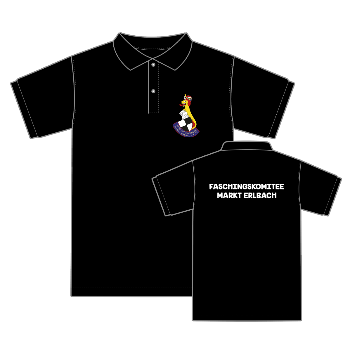Poloshirt "Faschingskomitee" Damen