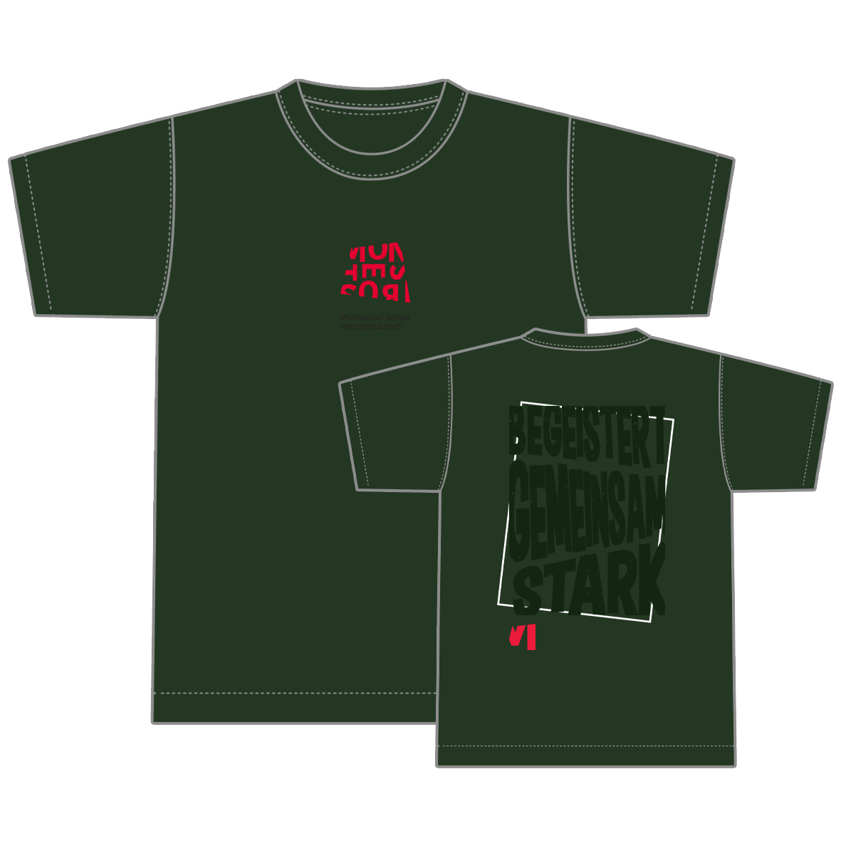 T-Shirt "Slogan" Herren