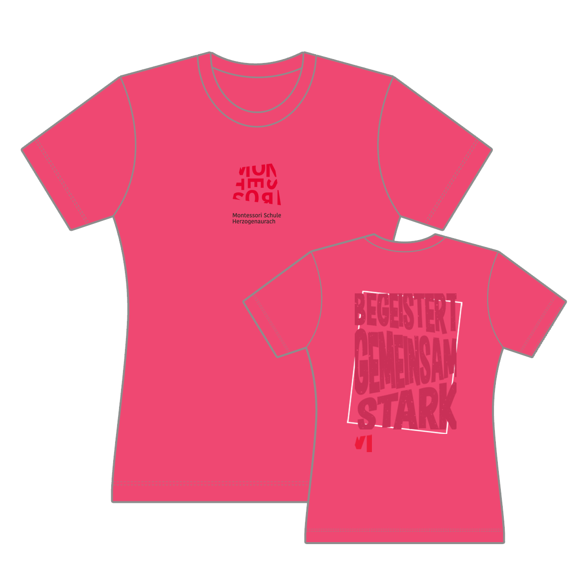 T-Shirt "Slogan" Damen