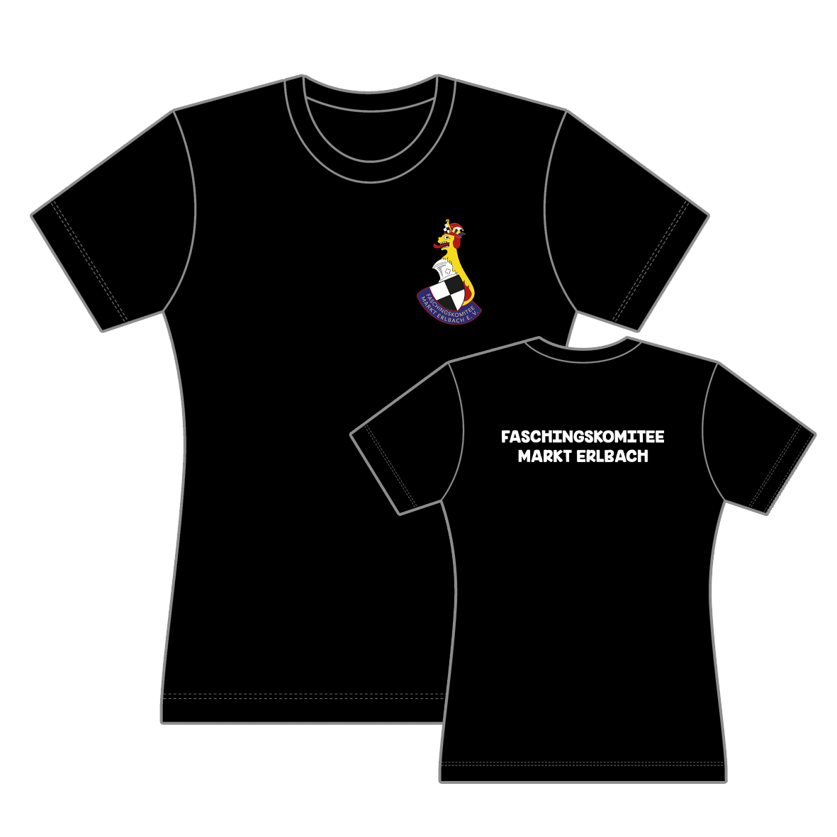 T-Shirt "Faschingskomitee" Damen