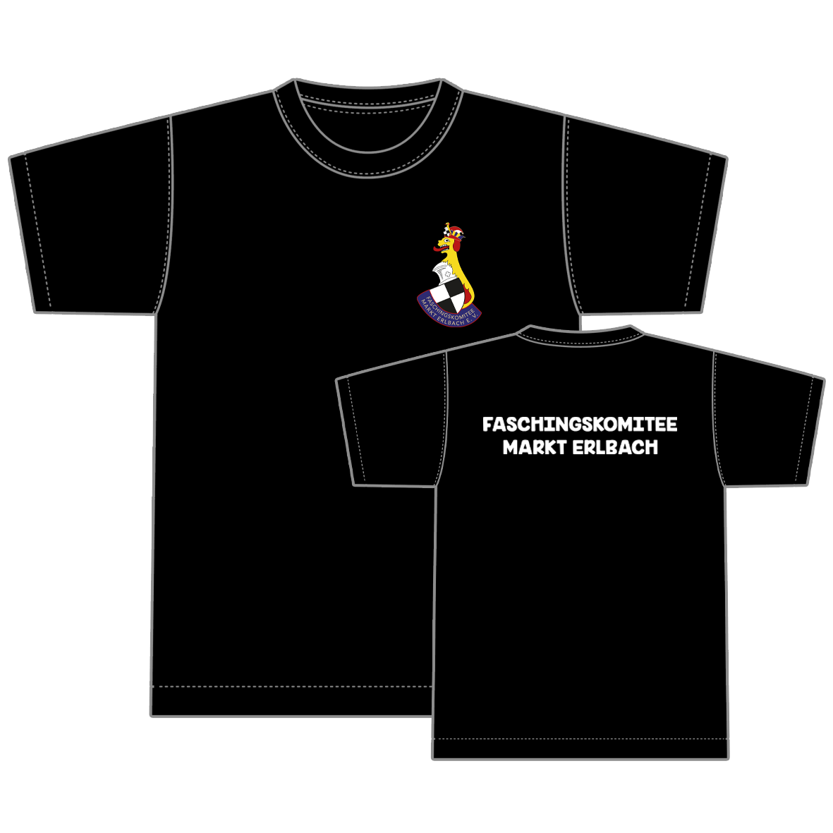 T-Shirt "Faschingskomitee" Herren