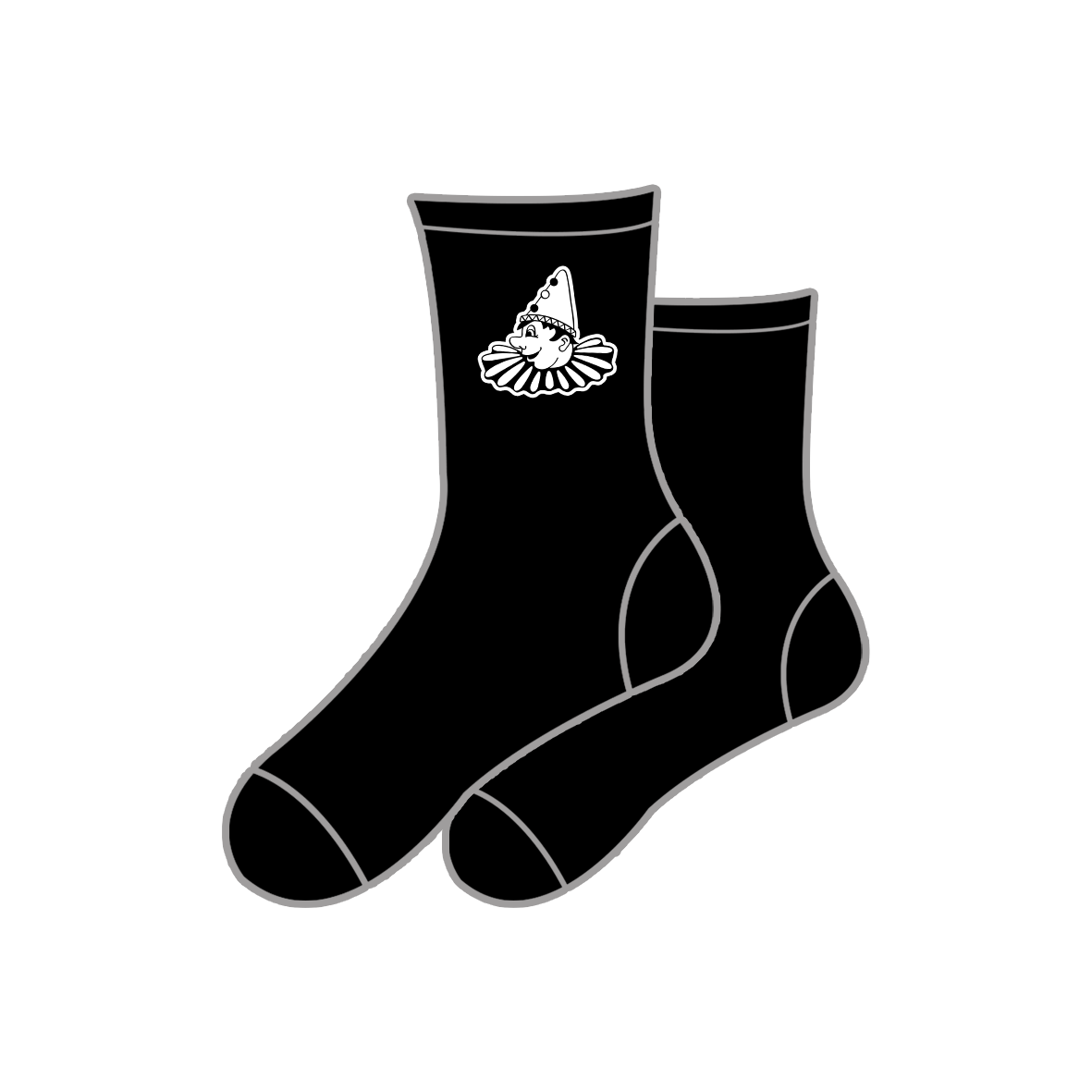 Socken "Prunklosia" Schwarz