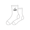 Socken "Prunklosia" Weiß